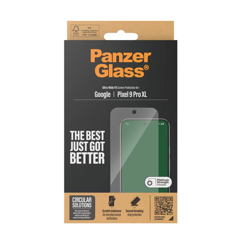 PanzerGlass Ultra Wide Fit Screen Protector for Google Pixel 9 Pro XL