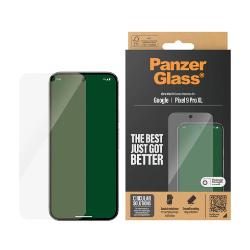 PanzerGlass Ultra Wide Fit Screen Protector for Google Pixel 9 Pro XL