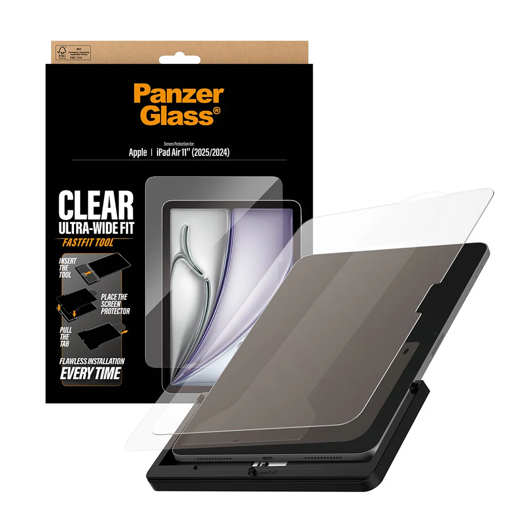 PanzerGlass UWF Glass Screen Protector iPad Air 11 M2 M3 M4 2024-2026