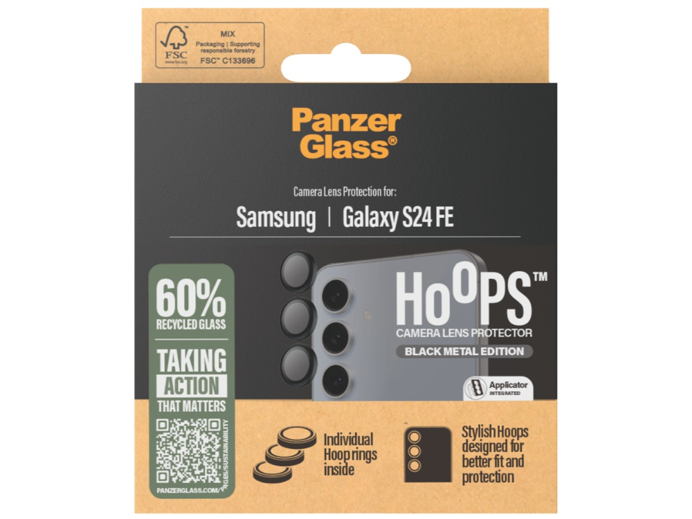 PanzerGlass Hoops Camera Lens Protector for Samsung Galaxy S24 FE