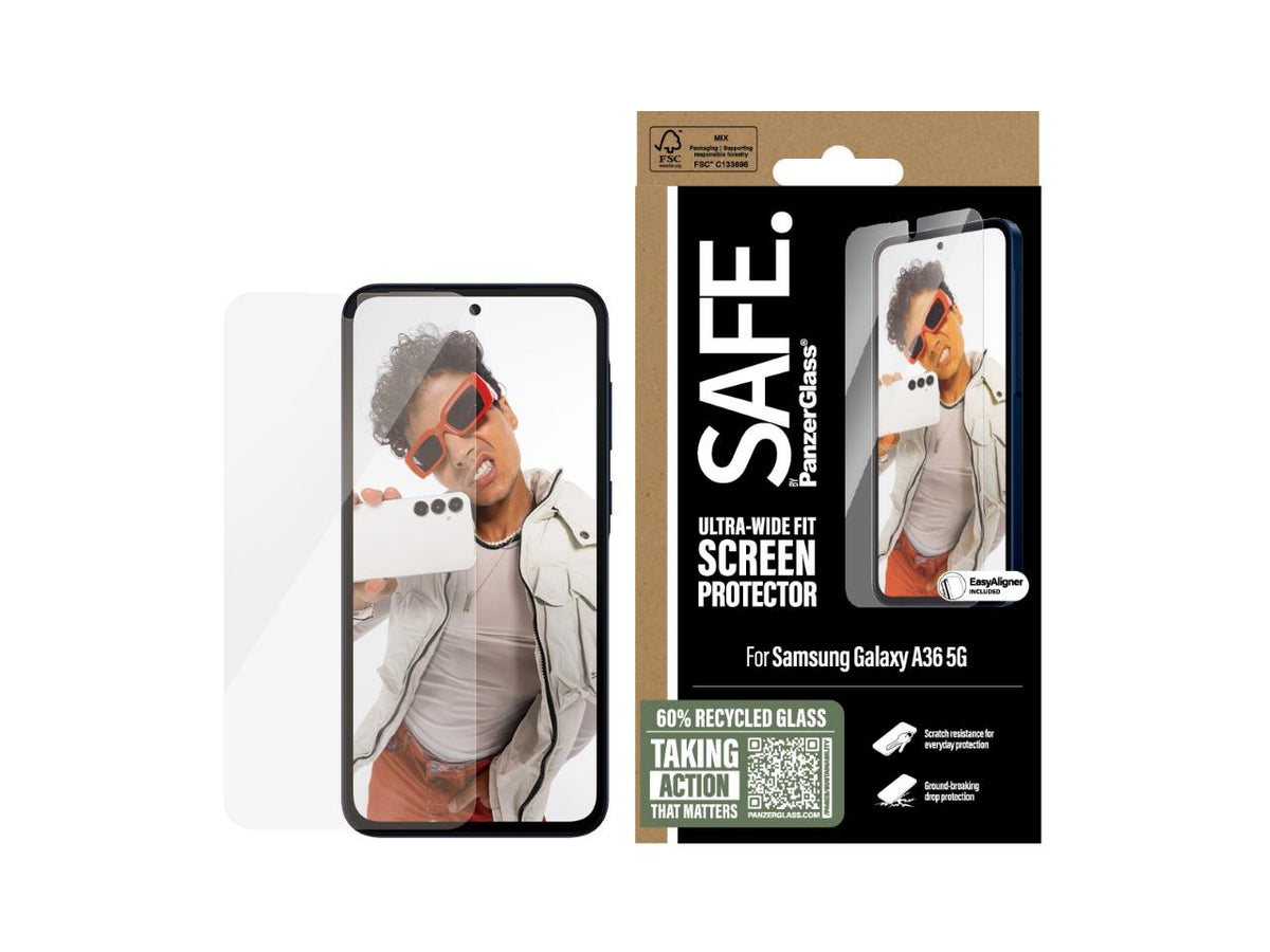 PanzerGlass UW Screen Protector for Samsung Galaxy A36 5G - Clear