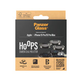 PanzerGlass Hoops iPhone Camera Lens Protector for iPhone 15 Pro and 15 Pro Max - Black