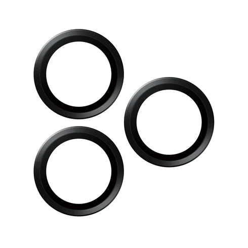 PanzerGlass Hoops iPhone Camera Lens Protector for iPhone 15 Pro and 15 Pro Max - Black