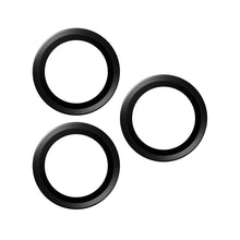 Load image into Gallery viewer, PanzerGlass Hoops iPhone Camera Lens Protector for iPhone 15 Pro and 15 Pro Max - Black