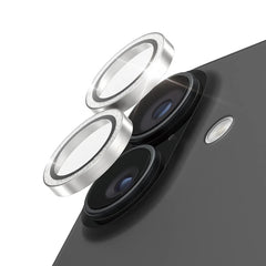 PanzerGlass Hoops® Lens Protector – iPhone 17 Standard / 16 / 16 Plus – Glitter Silver