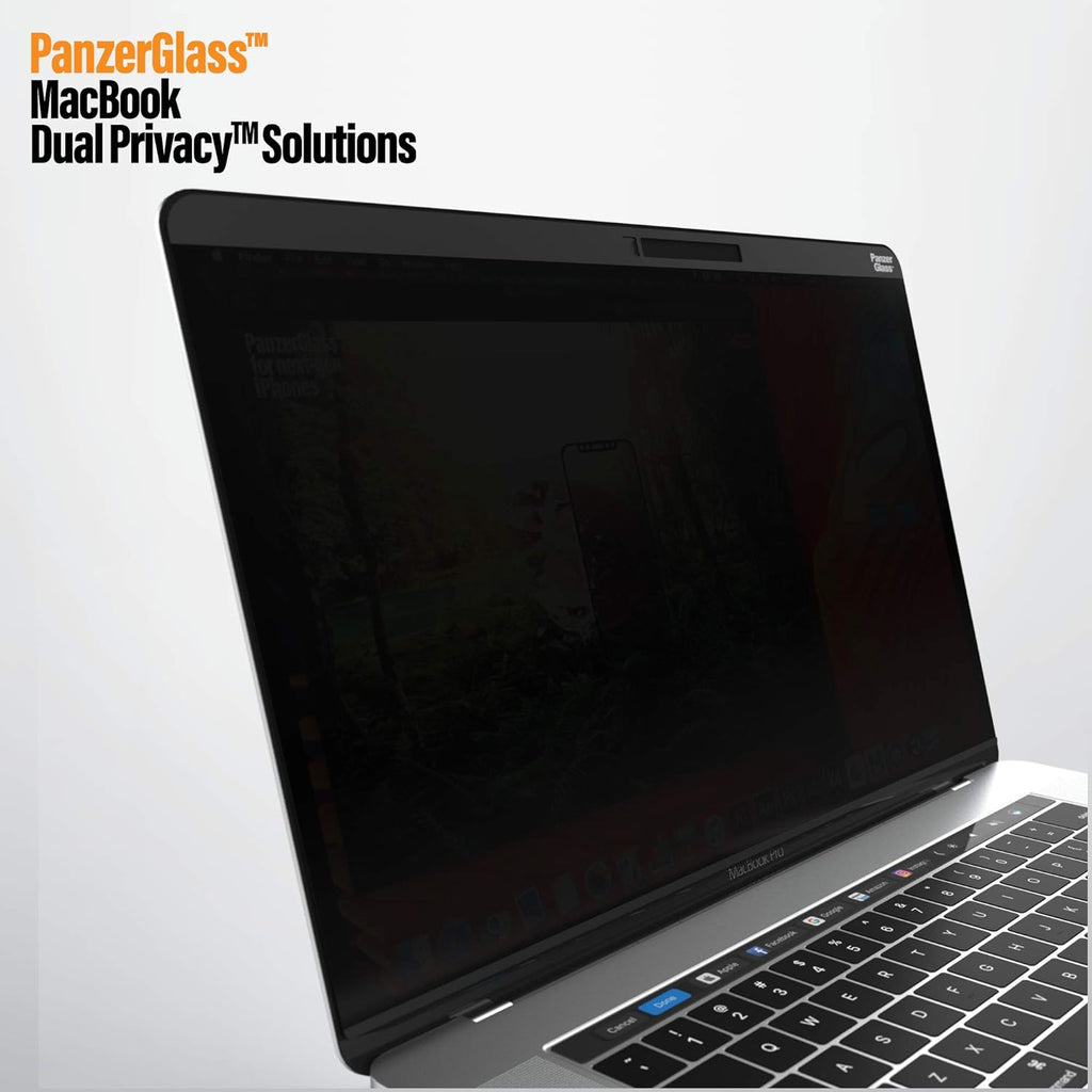 PanzerGlass for Macbook Pro 16" Dual Privacy with Cam Slider