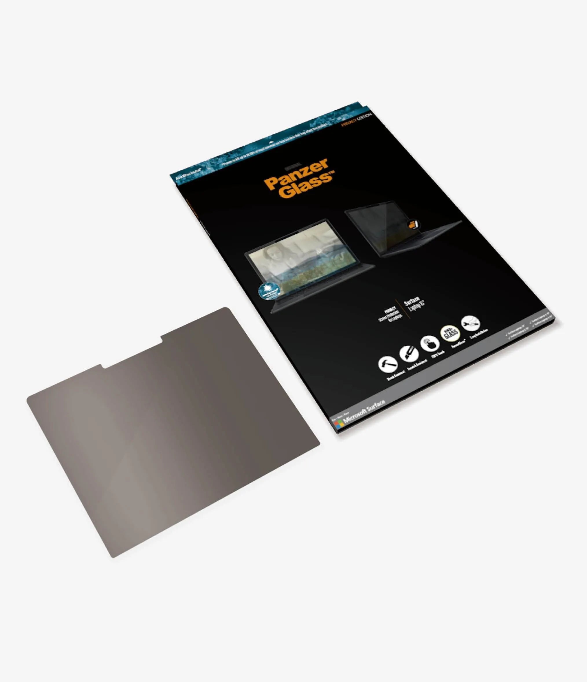 PanzerGlass Privacy Glass Screen Guard Surface Laptop 3/4/5 - 15 inch