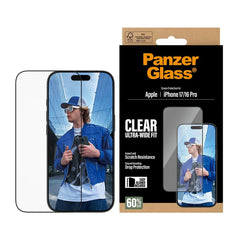 PanzerGlass UltraWide Fit Screen Protector iPhone 17 Standard / 16 Pro