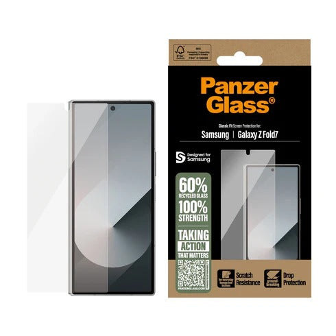 PanzerGlass Classic Fit Screen Protector for Samsung Galaxy Z Fold 7