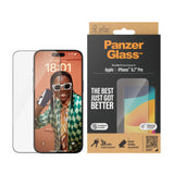 PanzerGlass Screen Guard Ultra Wide iPhone 15 Pro Max 6.7 - Clear
