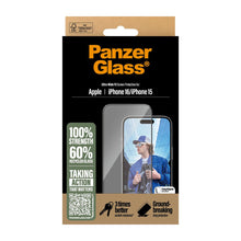 Load image into Gallery viewer, PanzerGlass Screen Guard Ultra Wide iPhone 16 Standard 6.1 - Clear