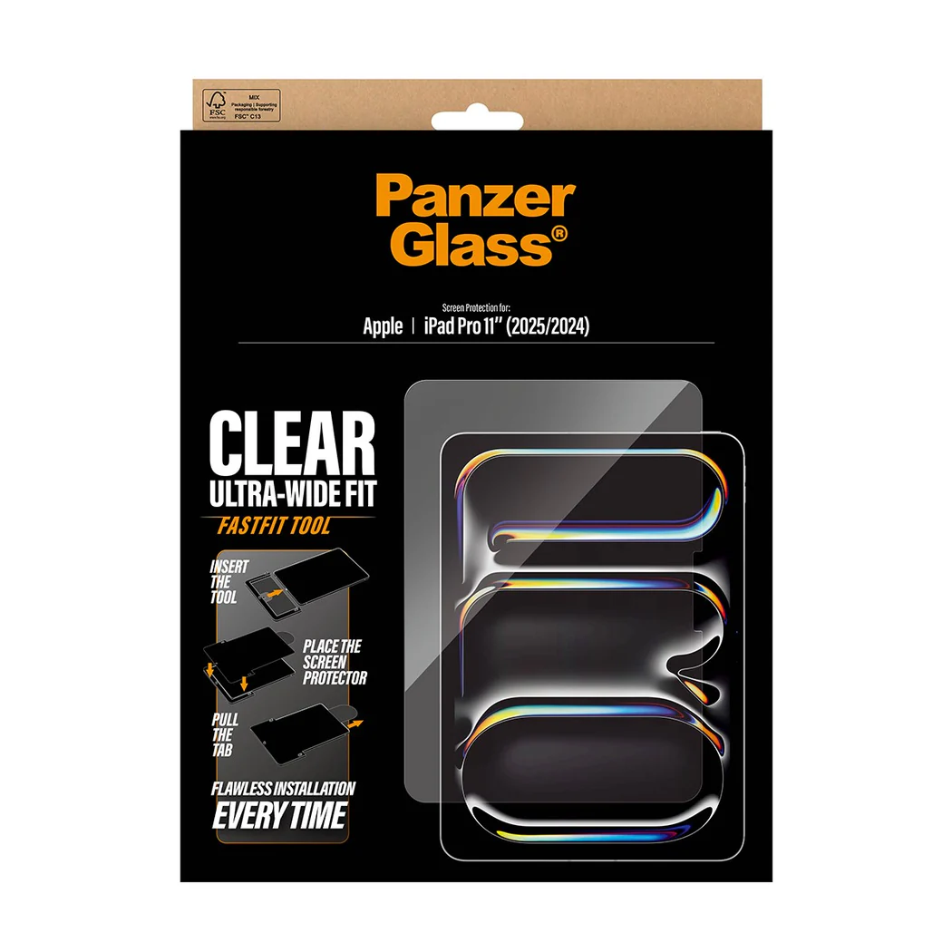 PanzerGlas UWF Glass Screen Protector iPad iPad Pro 11 M4 / M5 2024 - 2025
