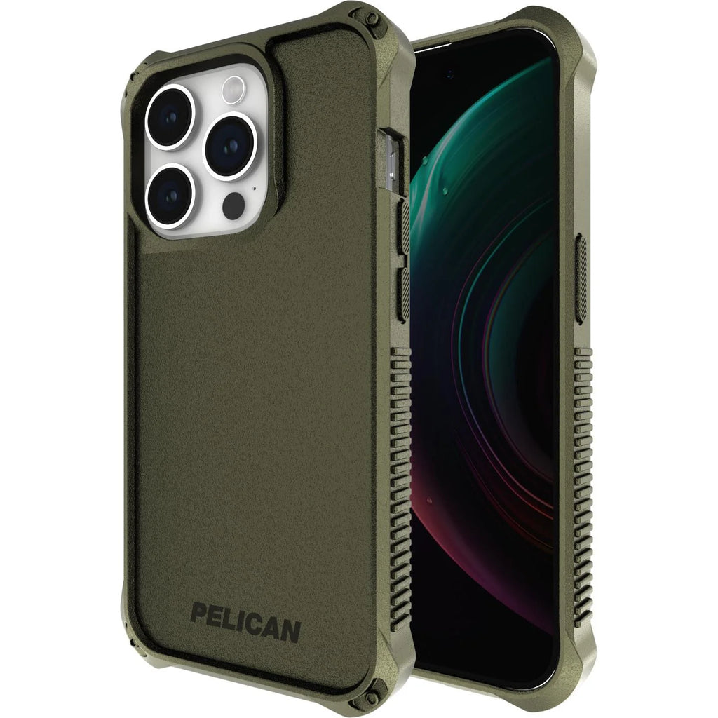 Pelican Guardian Rogue MagSafe Case for iPhone 15 Pro Max 6.7 - Olive
