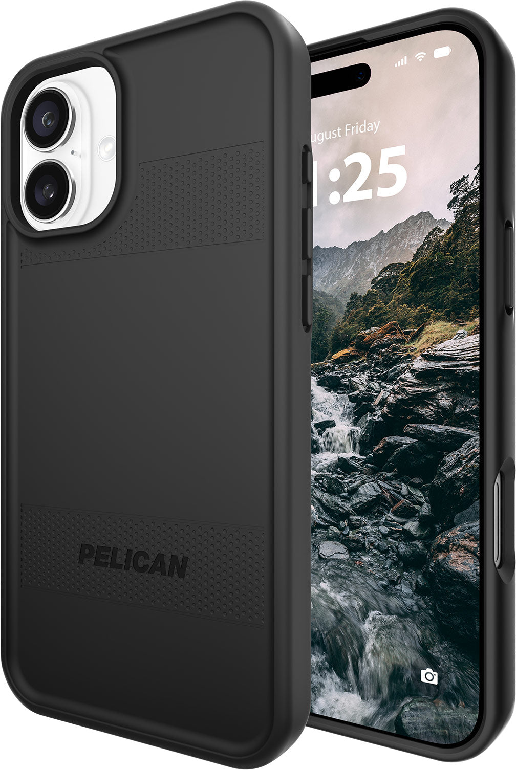 Pelican Protector Magsafe Clear Case for iPhone 16 Plus - Black