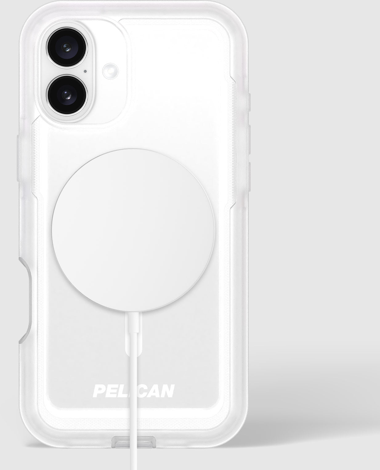 Pelican Voyager Magsafe Rugged Case & Belt Clip for iPhone 16 Plus - Clear