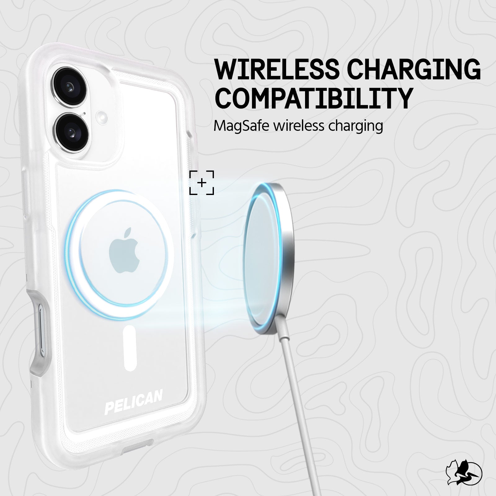 Pelican Voyager Magsafe Rugged Case & Belt Clip for iPhone 16 Plus - Clear