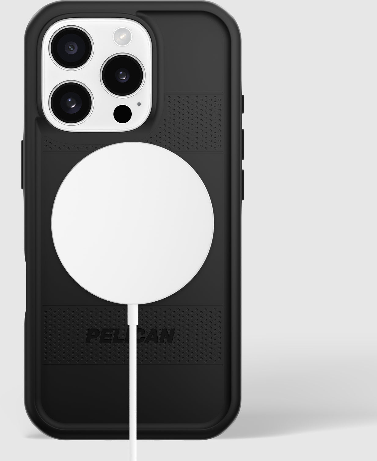 Pelican Protector Magsafe Clear Case for iPhone 16 Pro - Black