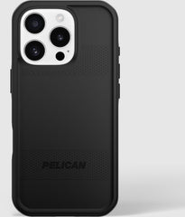 Pelican Protector Magsafe Clear Case for iPhone 16 Pro - Black