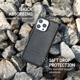 Pelican Protector Magsafe Clear Case for iPhone 16 Pro - Black