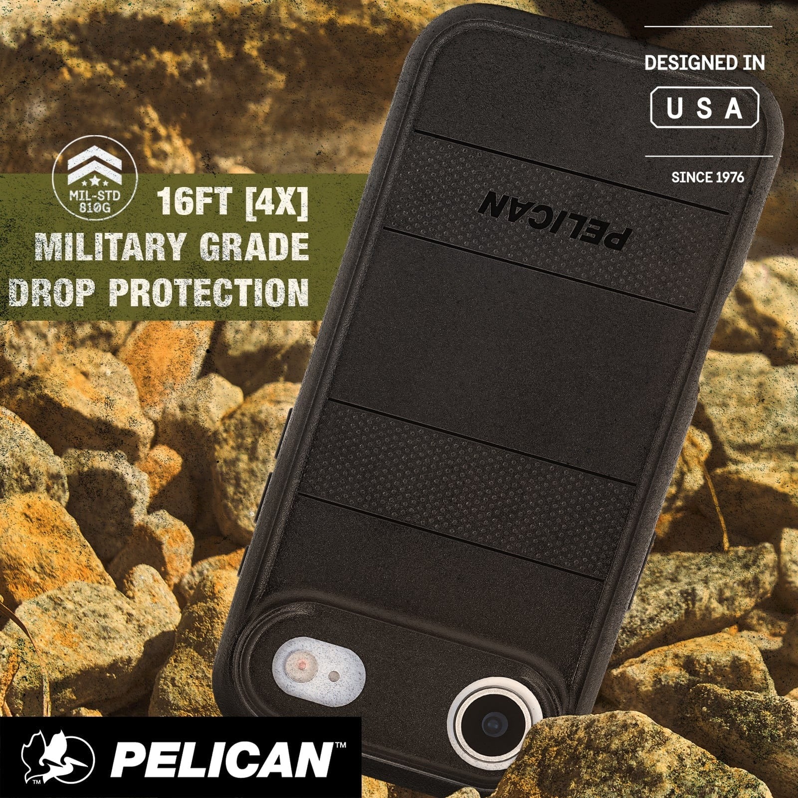 Pelican Protector MagSafe Case for iPhone 17 Air 6.5 - Black