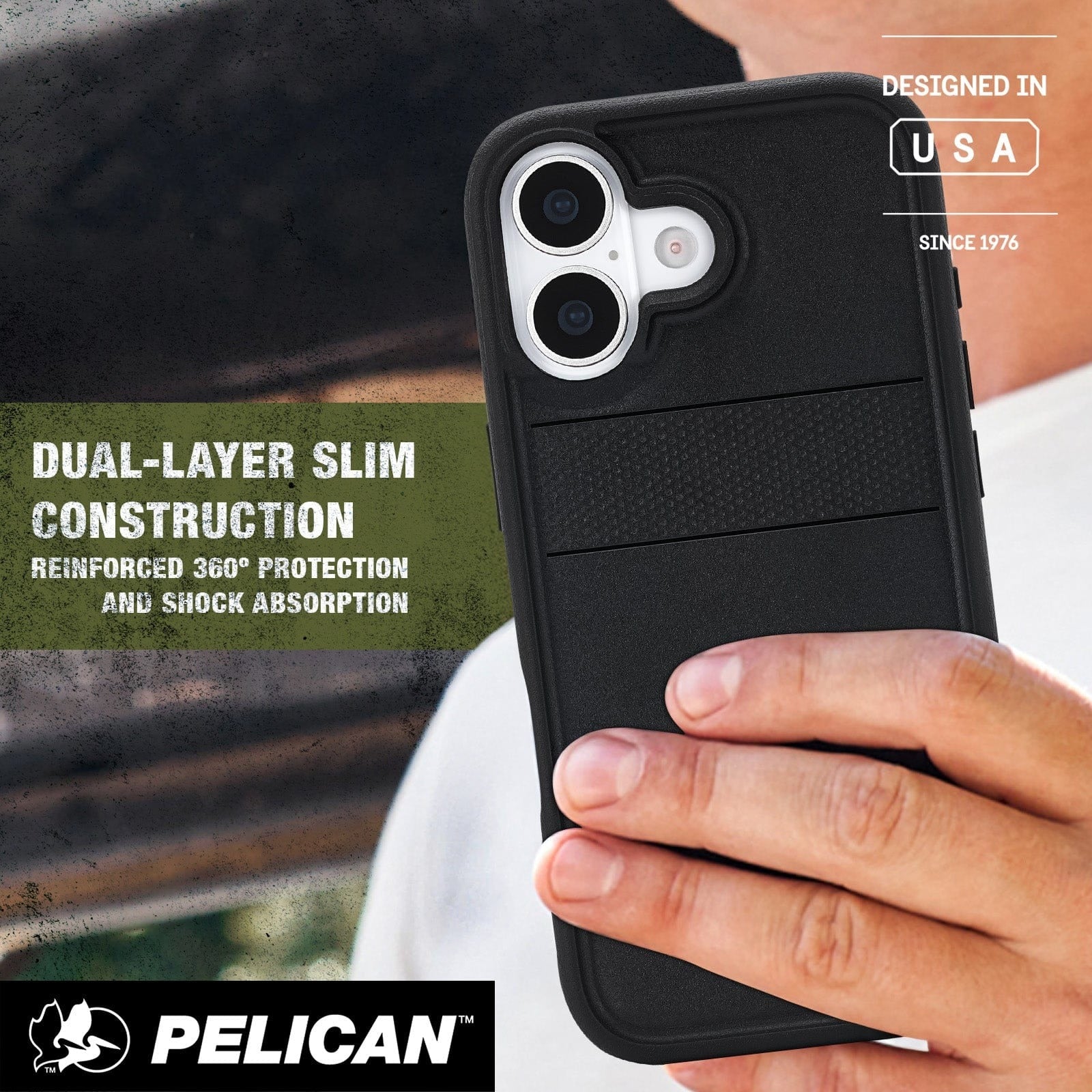 Pelican Protector MagSafe Case for iPhone 17 Standard 6.3 - Black