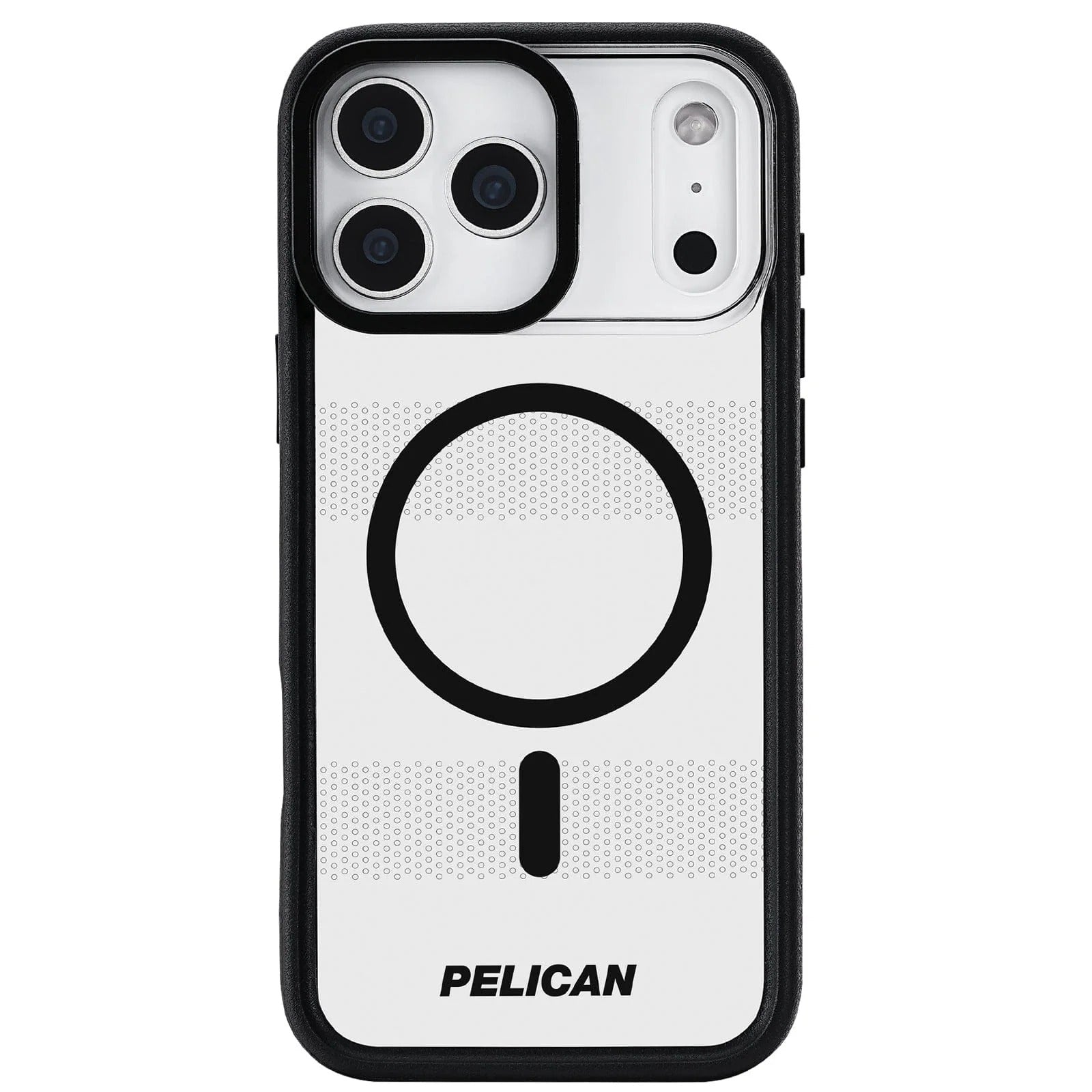 Pelican Protector MagSafe Case with Stand for iPhone 17 Pro Max - Clear / Black