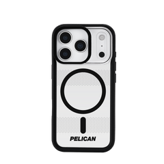 Pelican Protector MagSafe Case with Stand for iPhone 17 Pro 6.3 - Clear / Black