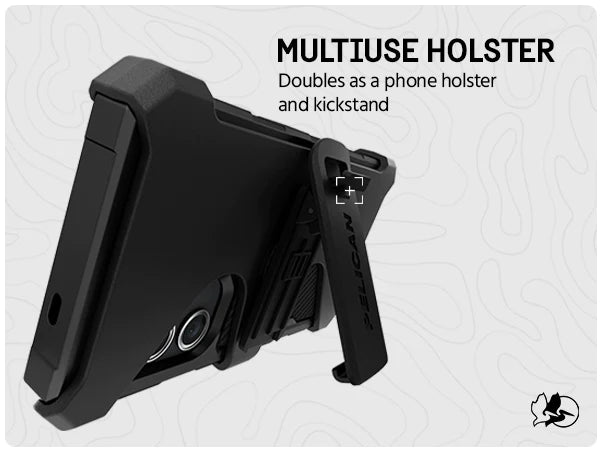 Pelican Shield Carbon Fibre Case Samsung S24 Plus 6.7 inch - Black