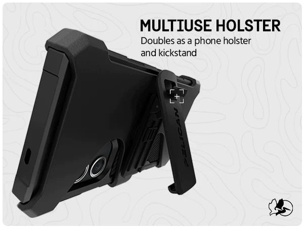 Pelican Shield Carbon Fibre Case Samsung S24 Standard 6.2 inch - Black