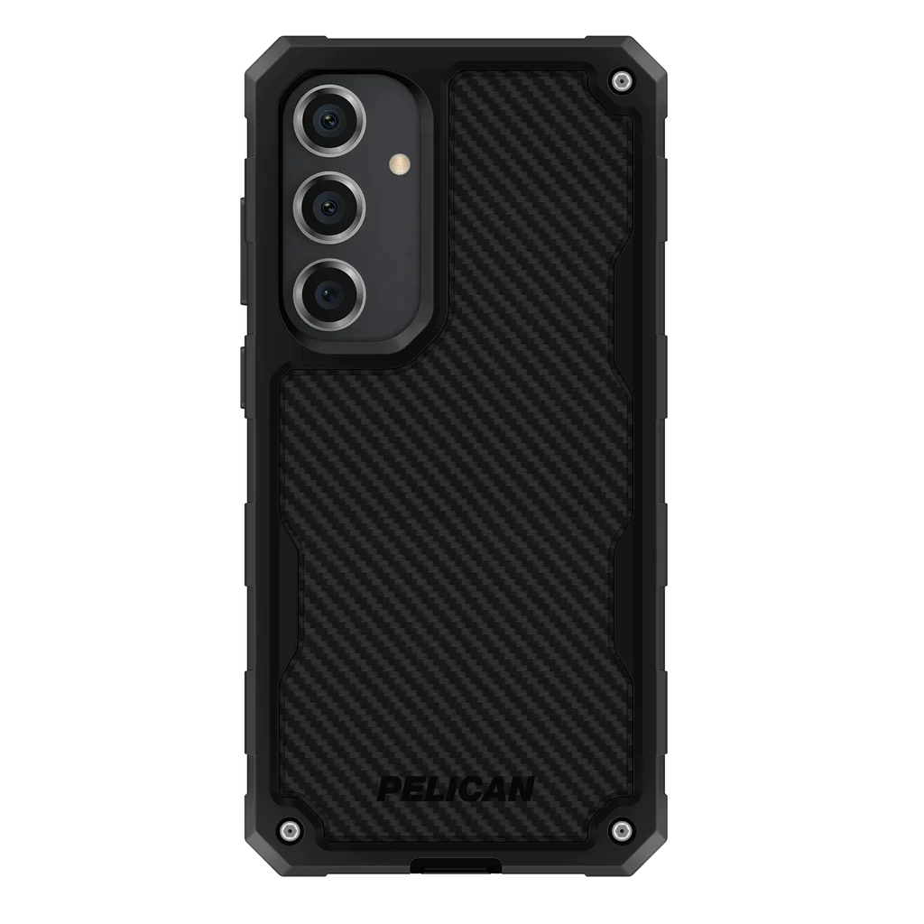 Pelican Shield Carbon Fibre Case Samsung S24 Standard 6.2 inch - Black