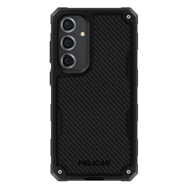 Pelican Shield Carbon Fibre Case Samsung S24 Standard 6.2 inch - Black