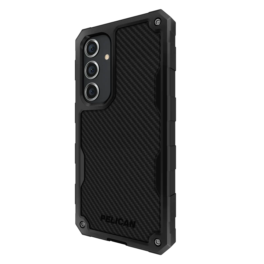 Pelican Shield Carbon Fibre Case Samsung S24 Standard 6.2 inch - Black