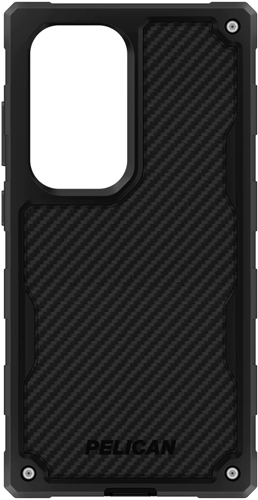 Pelican Shield Carbon Fibre Case Samsung S24 Ultra 6.8 inch - Black