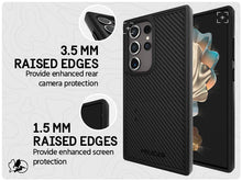 Load image into Gallery viewer, Pelican Shield Carbon Fibre Case Samsung S24 Ultra 6.8 inch - Black