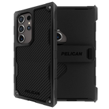 Pelican Shield Carbon Fibre Case Samsung S24 Ultra 6.8 inch - Black