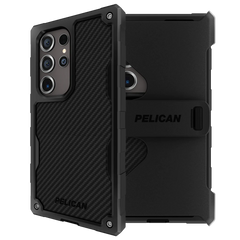 Pelican Shield Carbon Fibre Case Samsung S24 Ultra 6.8 inch - Black