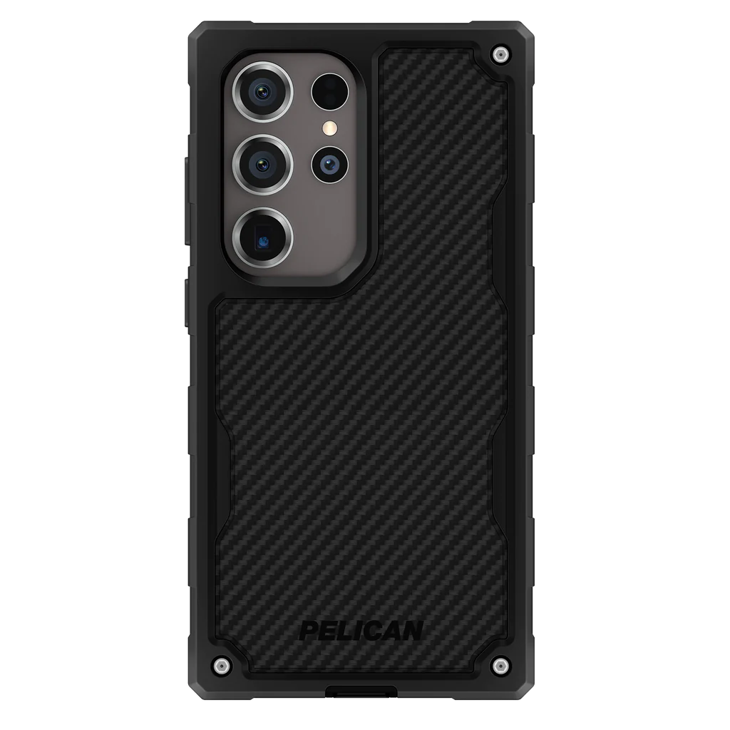 Pelican Shield Carbon Fibre Case Samsung S24 Ultra 6.8 inch - Black