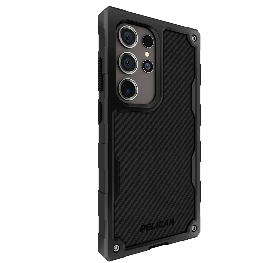 Pelican Shield Carbon Fibre Case Samsung S24 Ultra 6.8 inch - Black