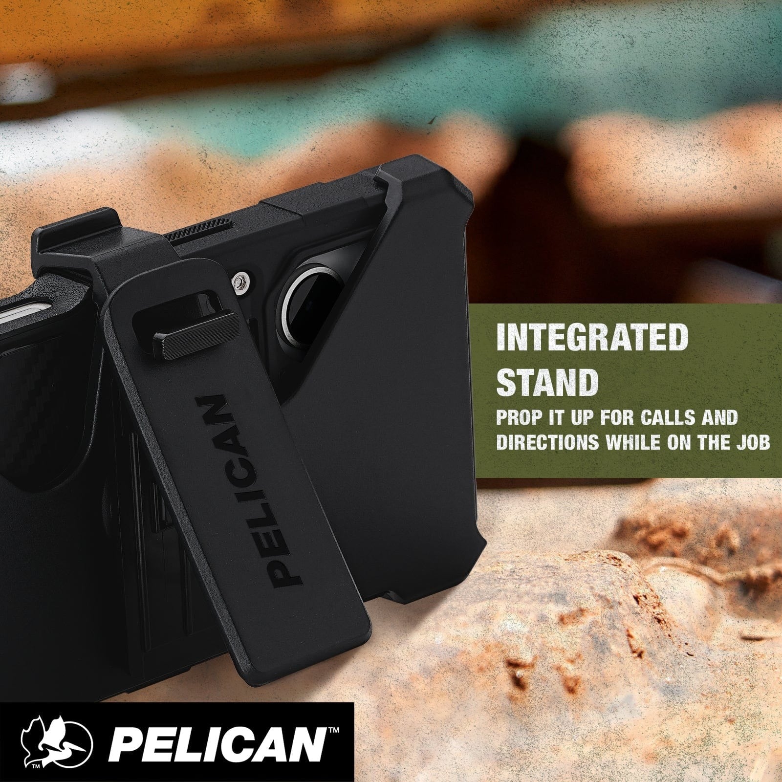 Pelican Shield MagSafe Case with Holster for iPhone 17 Pro Max - Carbon Fiber