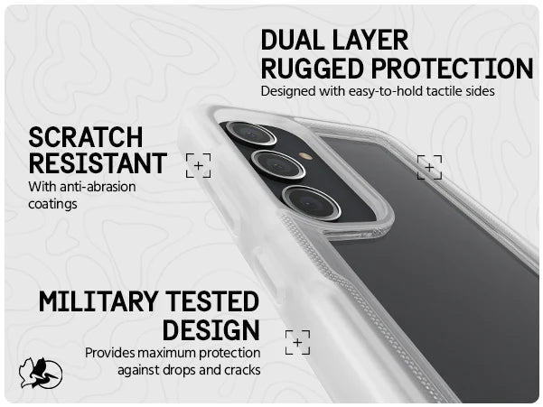 Pelican Rugged Clear Case Samsung S24 Standard 6.2 inch - Clear