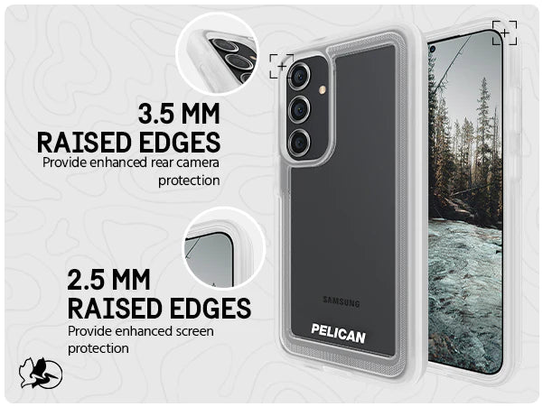 Pelican Rugged Clear Case Samsung S24 Standard 6.2 inch - Clear