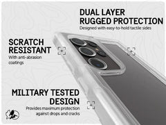 Pelican Voyager Rugged Clear Case Samsung S24 Ultra 6.8 inch - Clear