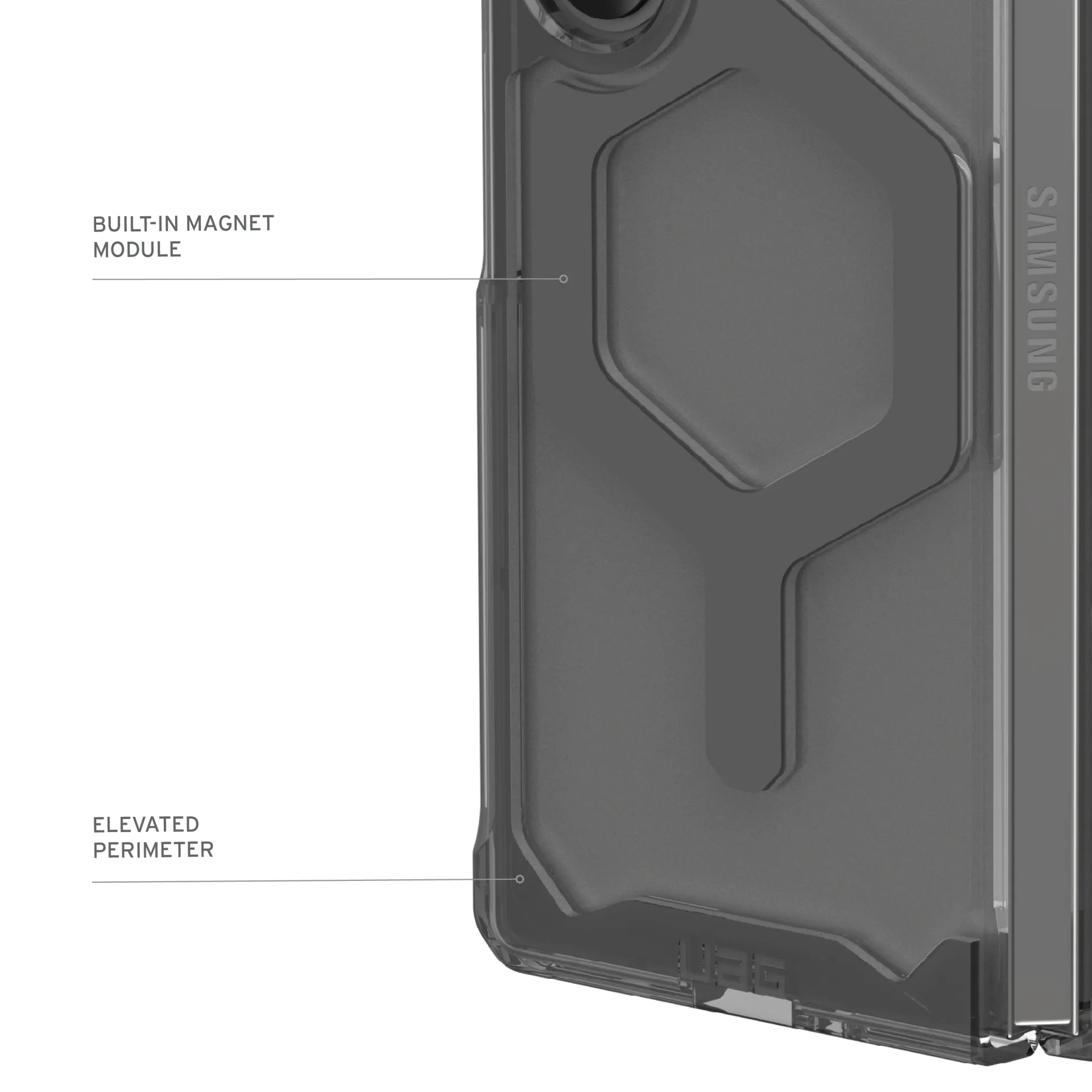 UAG Plyo Pro Case for Samsung Galaxy Z Fold 6 (2024) - Ash/Space Grey