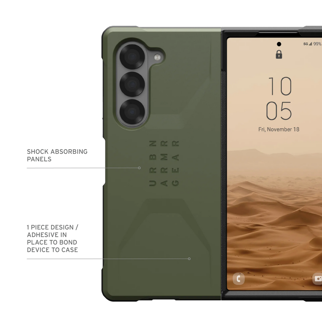 Civilian Series Galaxy Z Fold6 (2024) Case-Olive