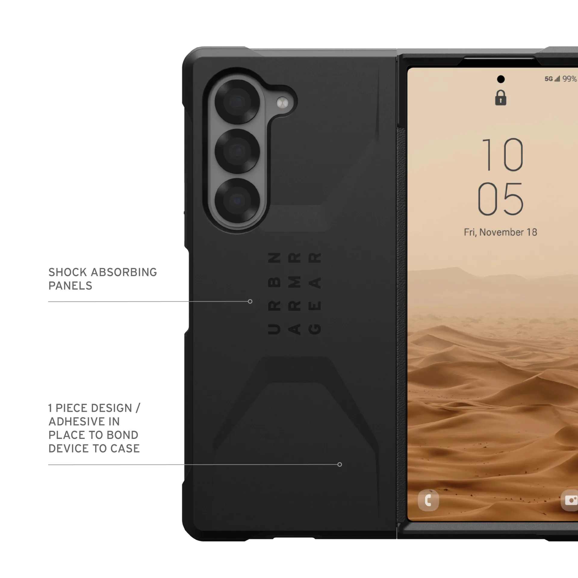 Civilian Series Galaxy Z Fold6 (2024) Case-Black