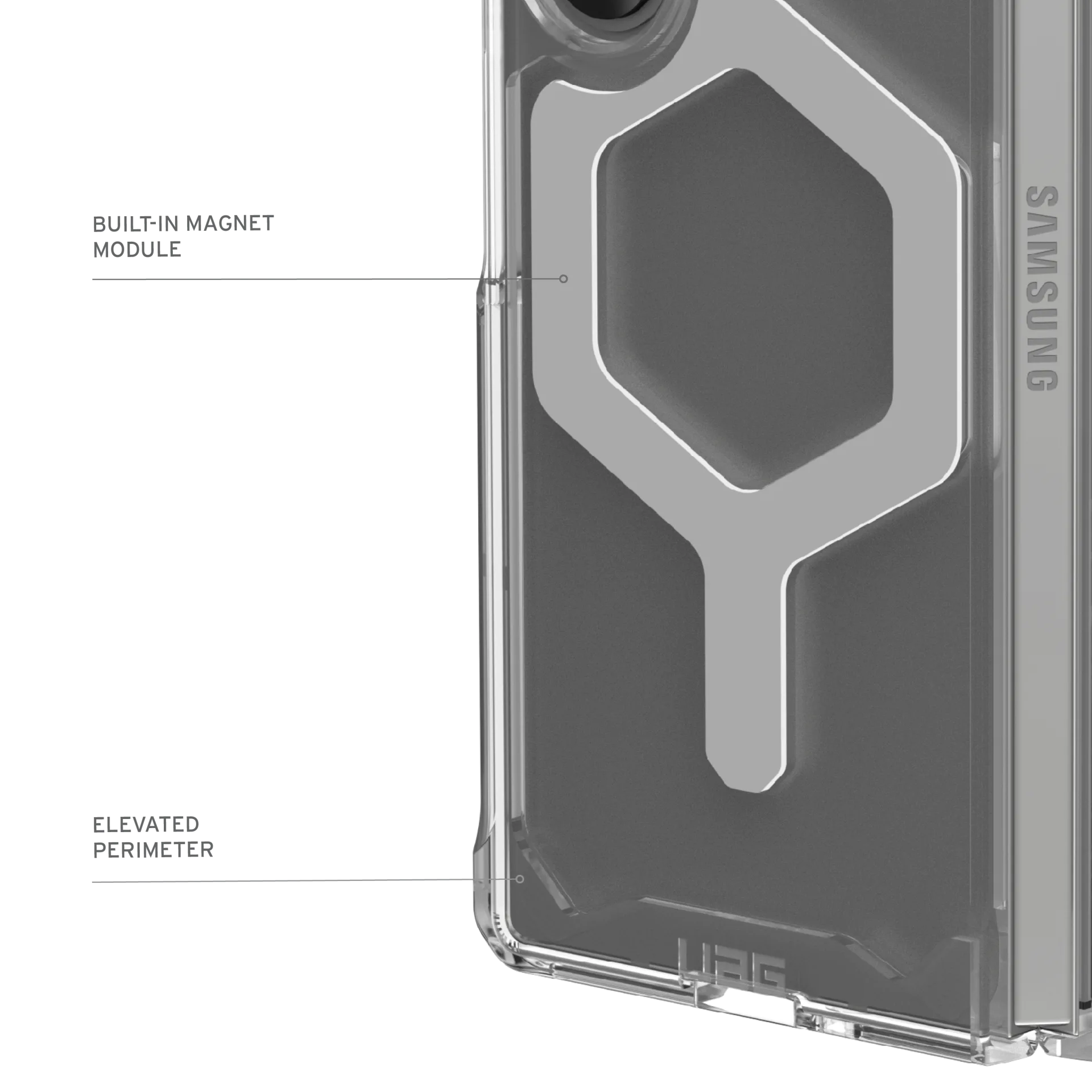 UAG Plyo Pro Case for Samsung Galaxy Z Fold 6 (2024) - Ice/Silver