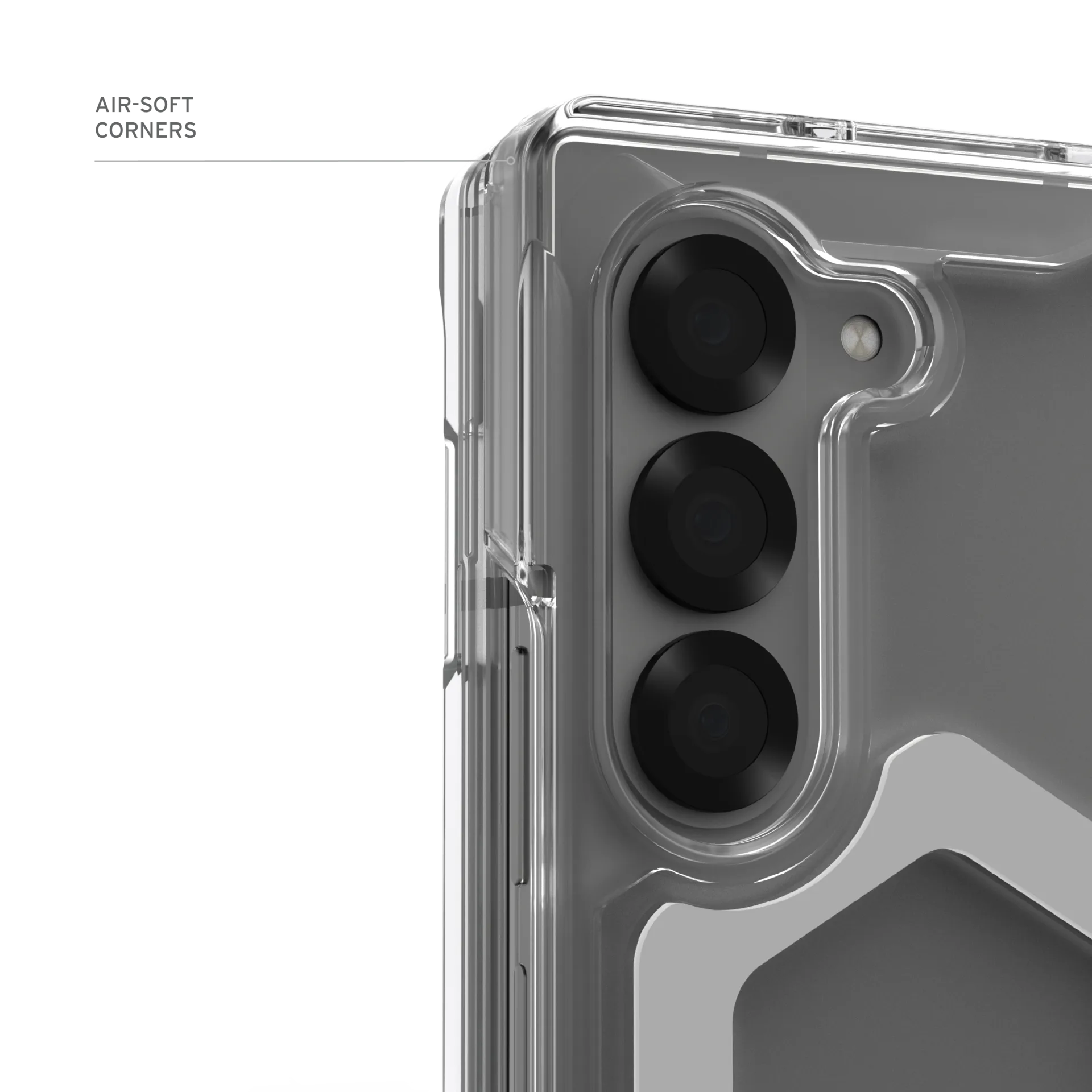 UAG Plyo Pro Case for Samsung Galaxy Z Fold 6 (2024) - Ice/Silver
