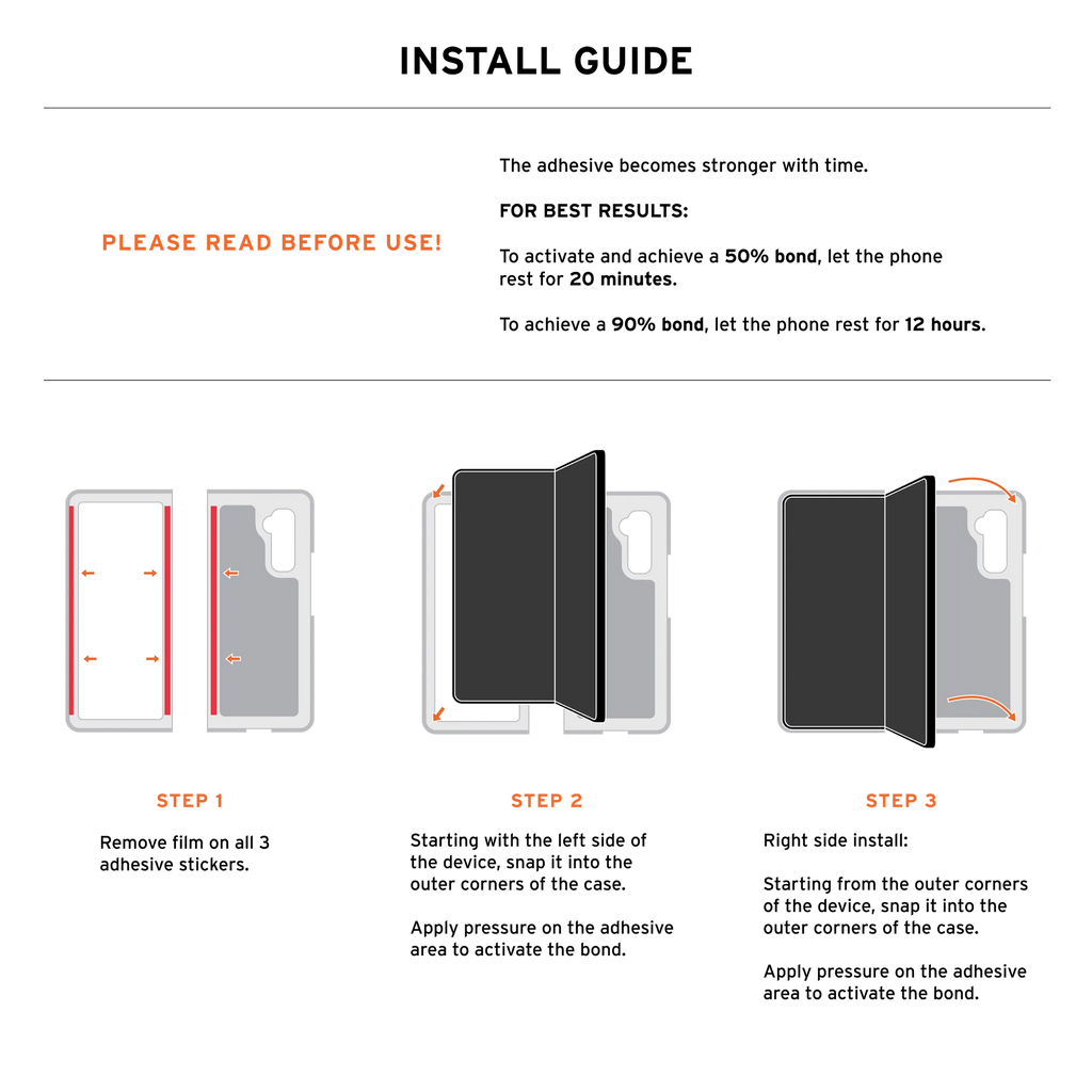 UAG Plyo Case for Samsung Galaxy Z Fold 6 (2024) - Ice