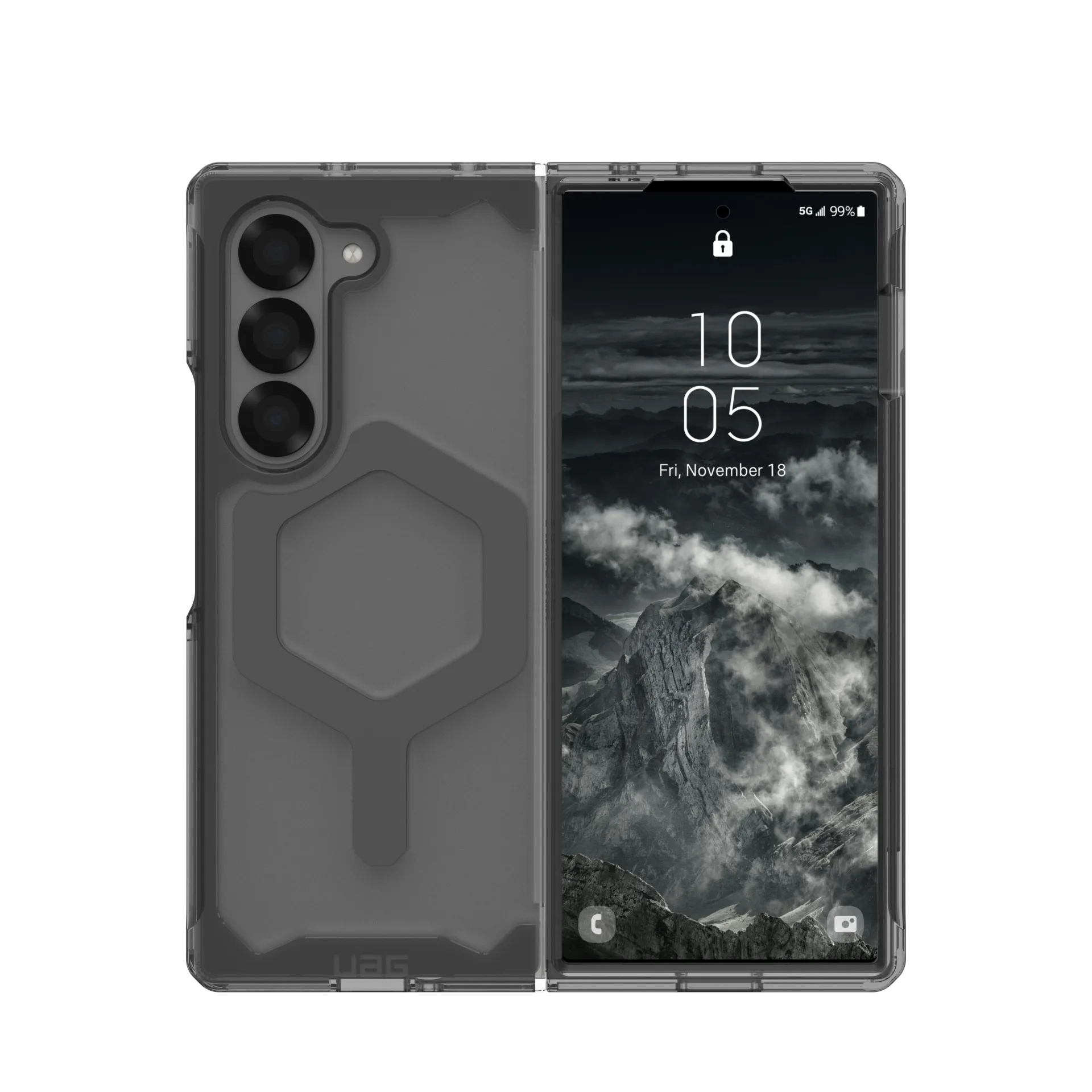 UAG Plyo Pro Case for Samsung Galaxy Z Fold 6 (2024) - Ash/Space Grey