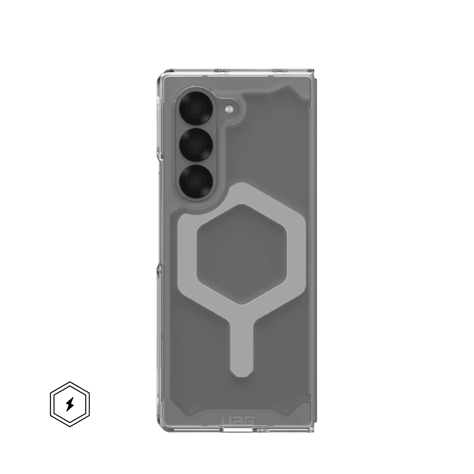 UAG Plyo Pro Case for Samsung Galaxy Z Fold 6 (2024) - Ice/Silver